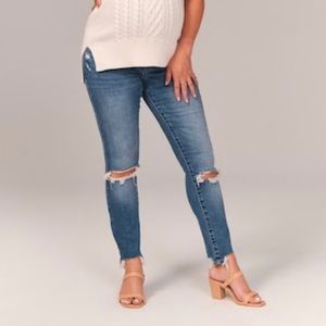Abercrombie & Fitch Super Skinny High Rise Ankle Jeans